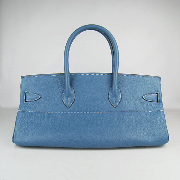 Cheap Hermes Birkin 42cm Replica Togo Leather Bag Blue 62642